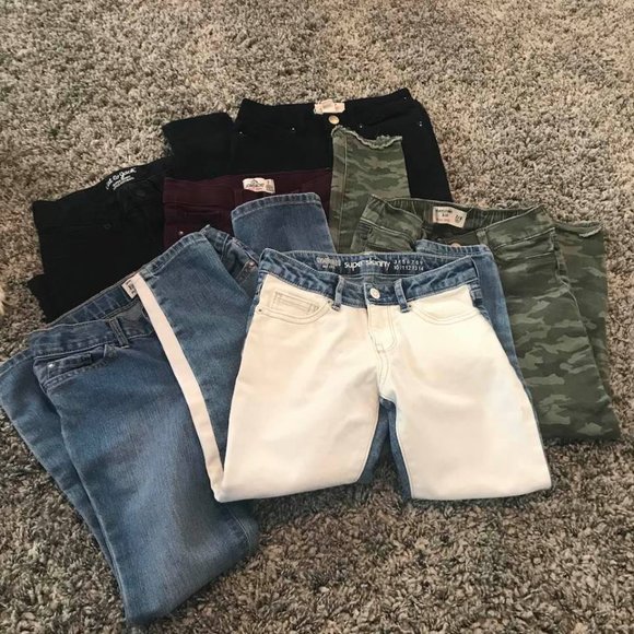 Gymboree Other - Six Pairs Girls Jeans Sizes 6 & 7/8